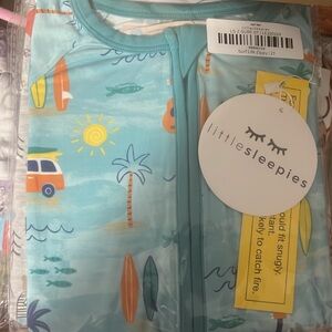 NIB LITTLE SLEEPIES SURF LIFE 2T ZIPPY